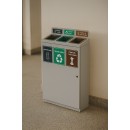 Internal Bin - Triple  | Litter Bins | Street Furniture Ireland | Larkin Engineering 